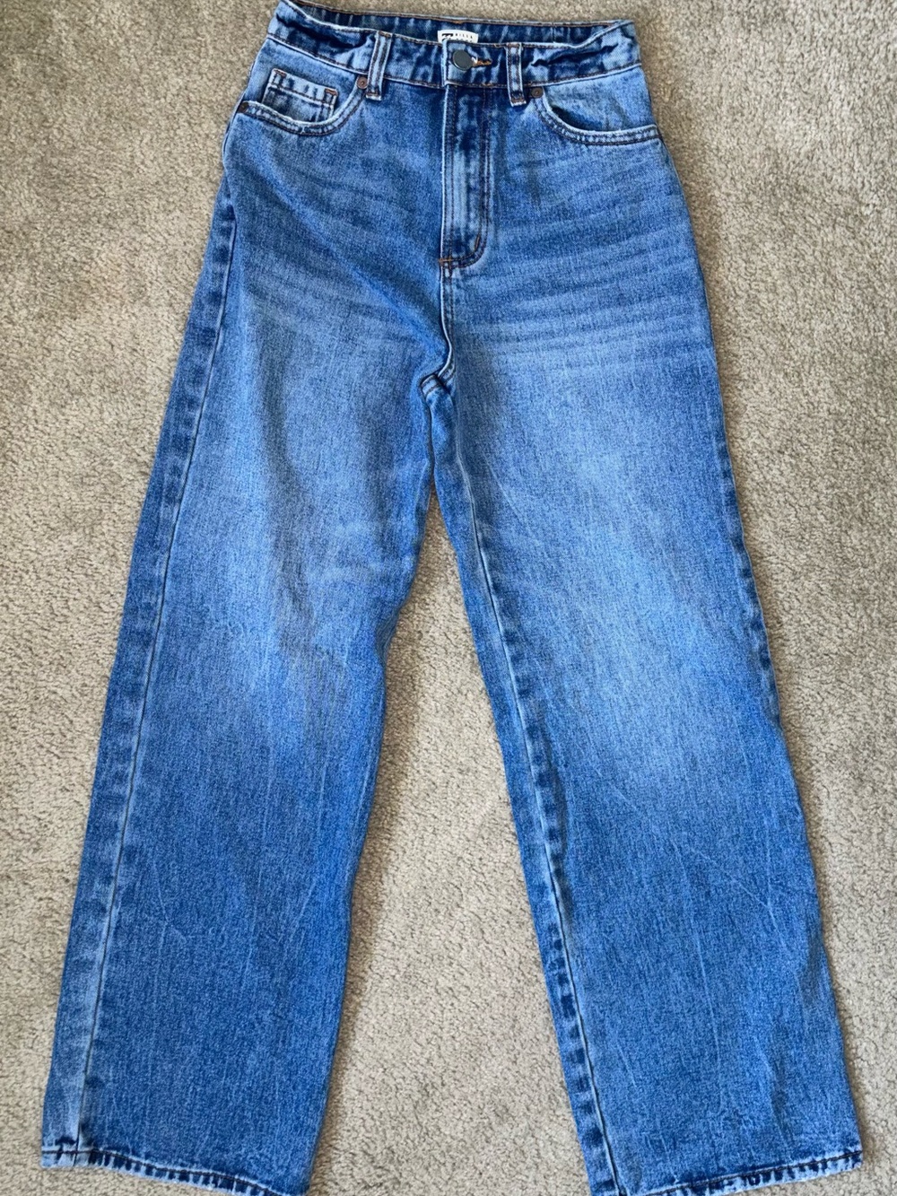 Billabong Light Blue Denim Jeans with Contrast Stitching